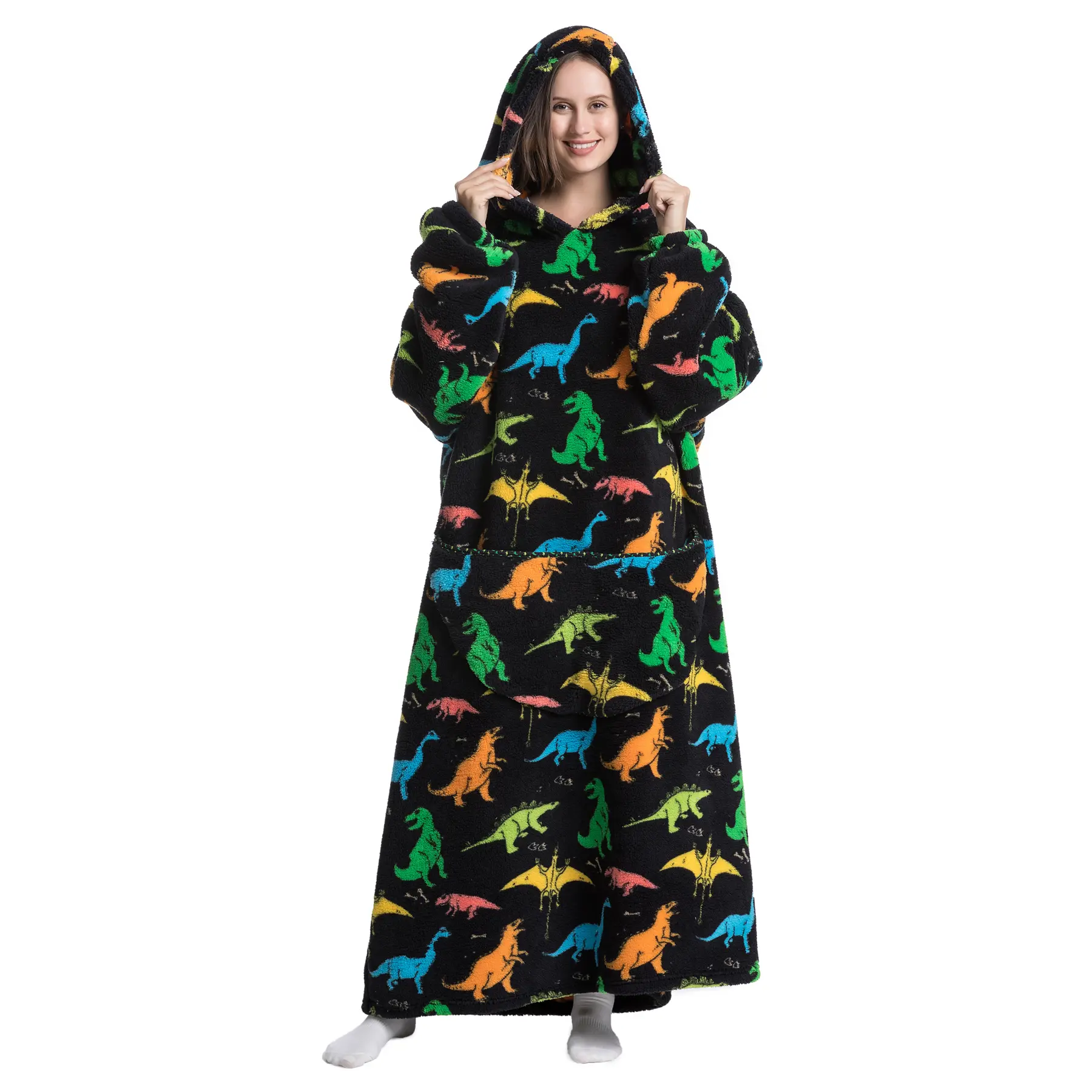 CozyCloud Oversized Wearable Blanket Hoodie