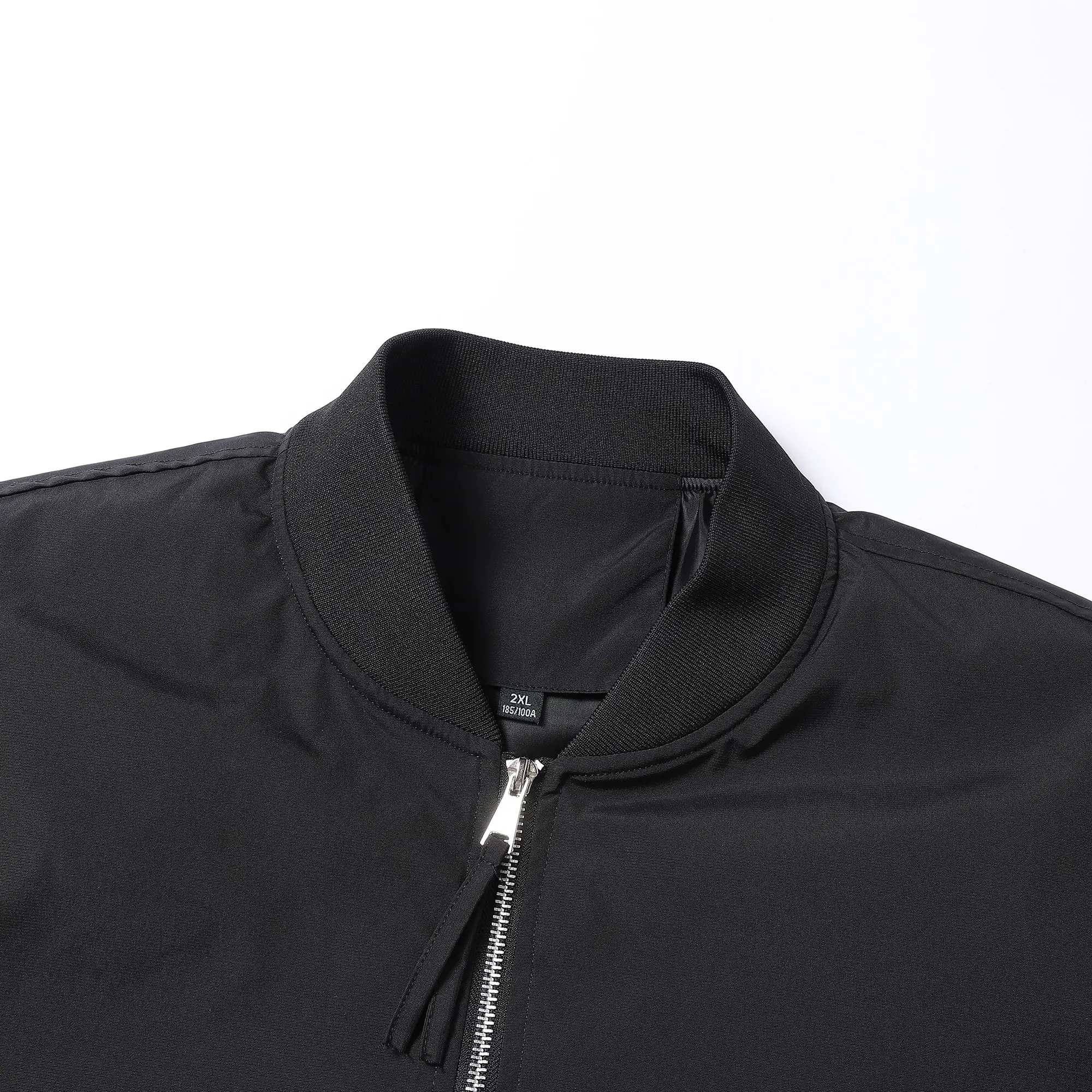 Men's Plus-Size Multi-Pocket Cargo Bomber Jacket