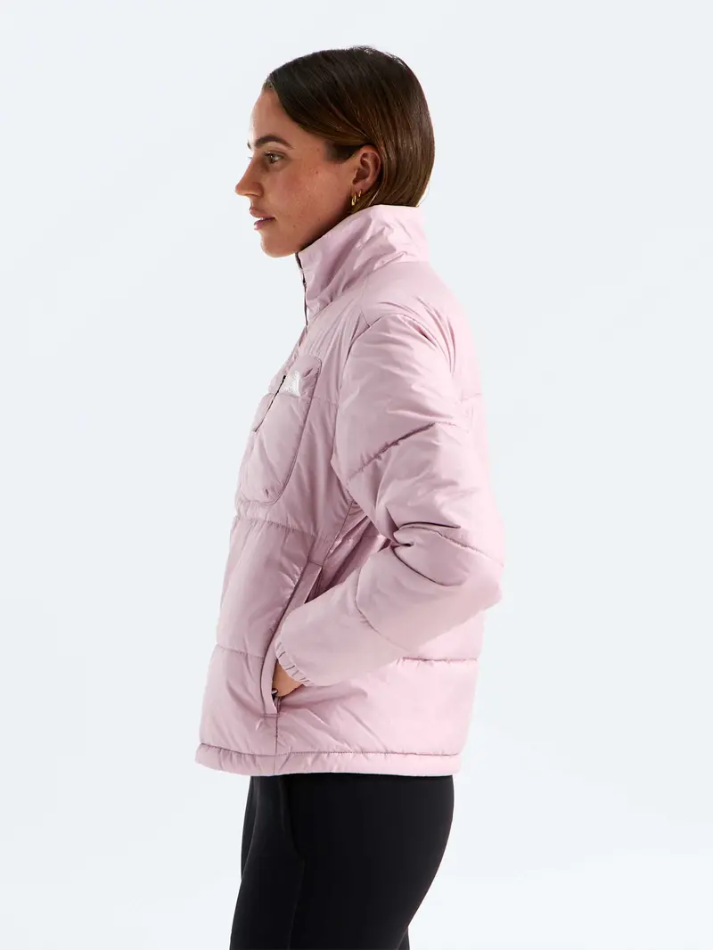 🧥 Women's Insulated Zip-Up Jacket – Wind-Resistant Water-Repellent Winter Coat