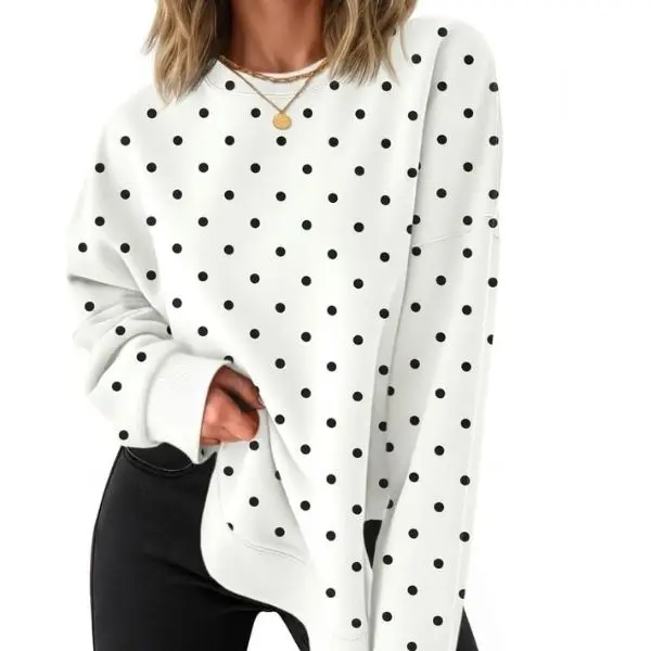 Women's Soft Oversized Sporty Sweatshirt