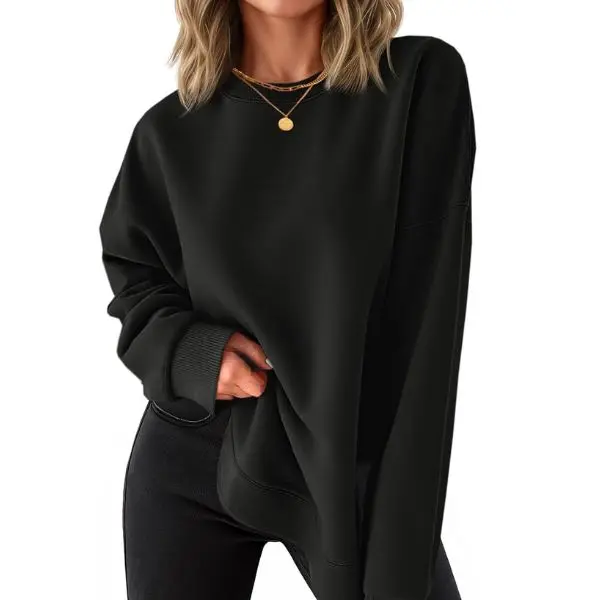 Women's Soft Oversized Sporty Sweatshirt
