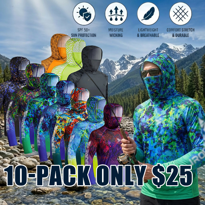 ☀️ Men's UPF 50+ Quick-Dry Sun Hoodie