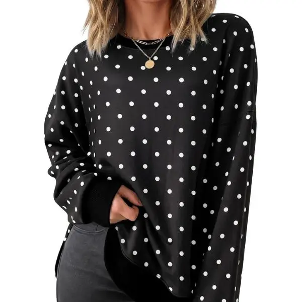 Women's Soft Oversized Sporty Sweatshirt