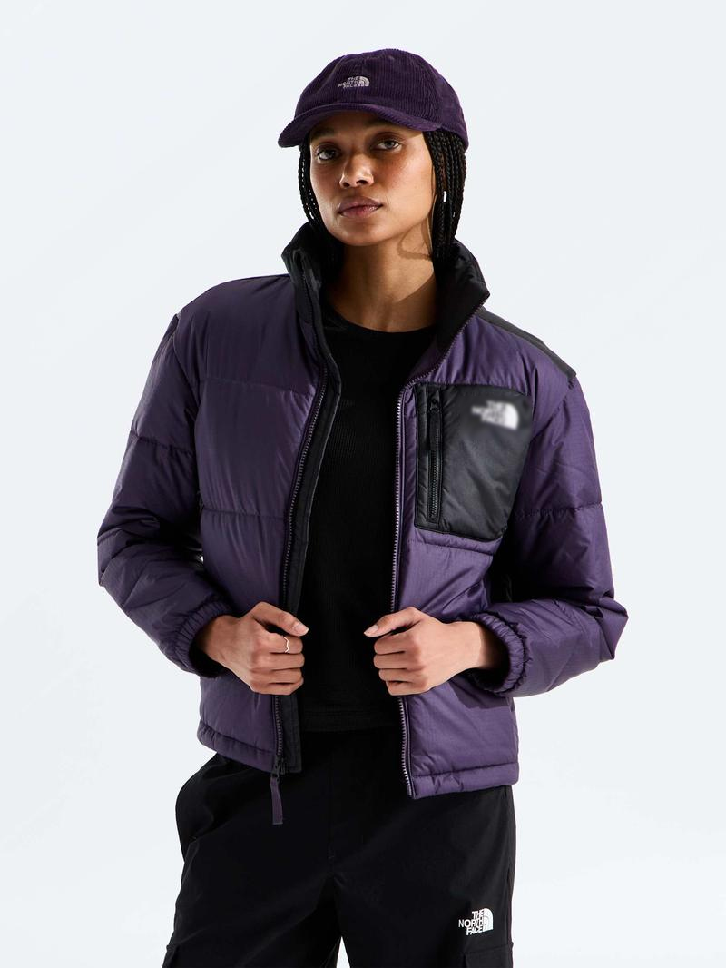 🧥 Women's Insulated Zip-Up Jacket – Wind-Resistant Water-Repellent Winter Coat