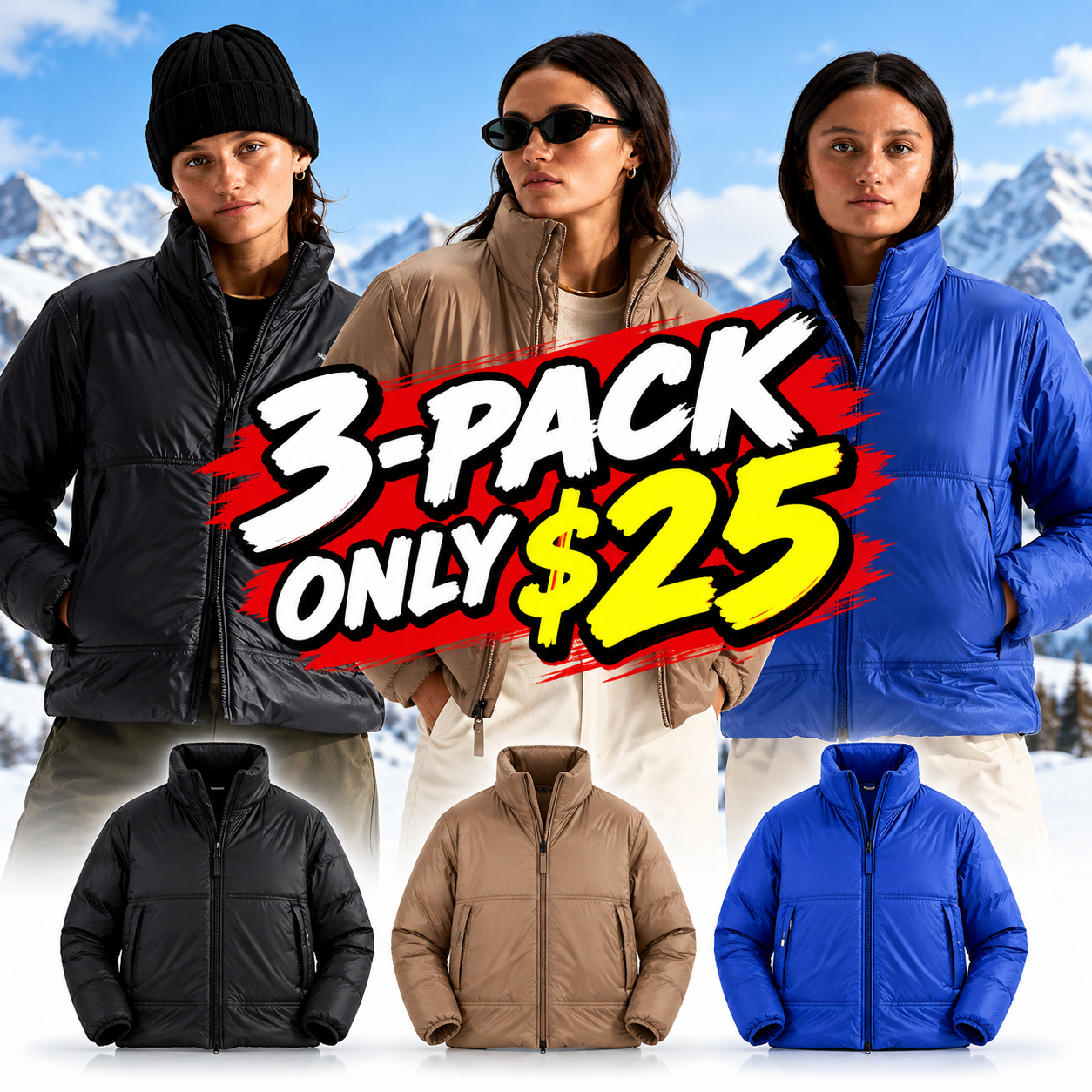 🧥 Women's Lightweight Insulated Jacket – Water-Repellent Wind-Resistant Winter Coat