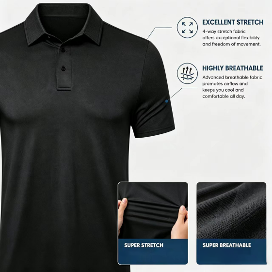 Breathable performance fabric detail