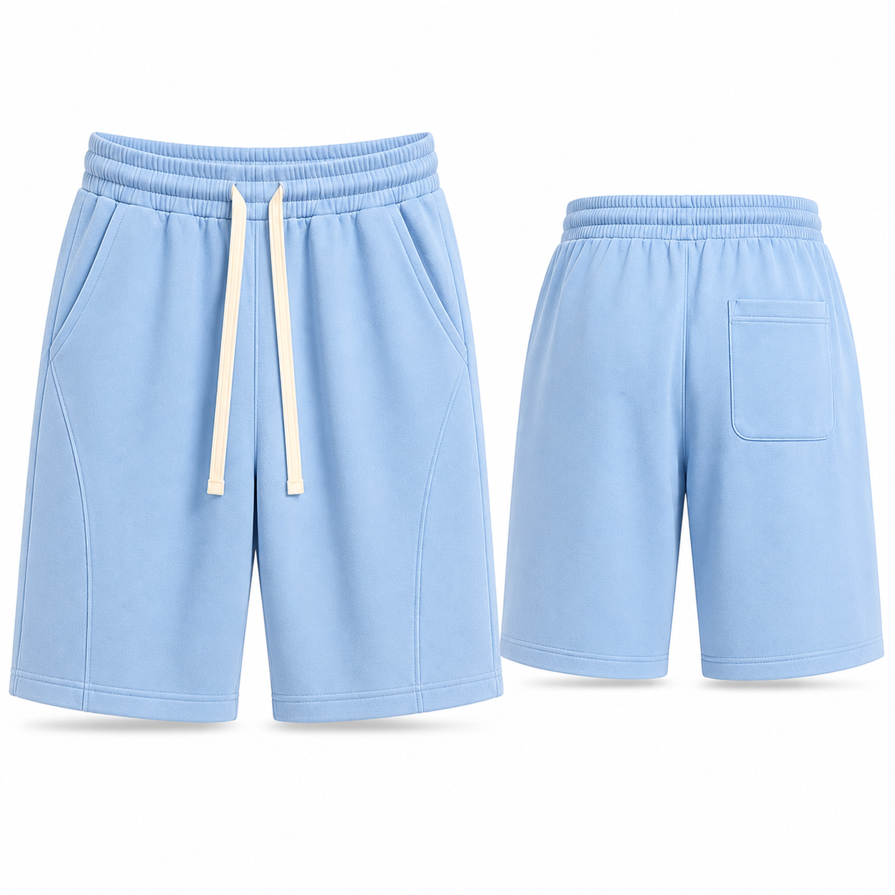 Men's Cotton-Blend Fleece Drawstring Shorts – 4/6/8-Pack
