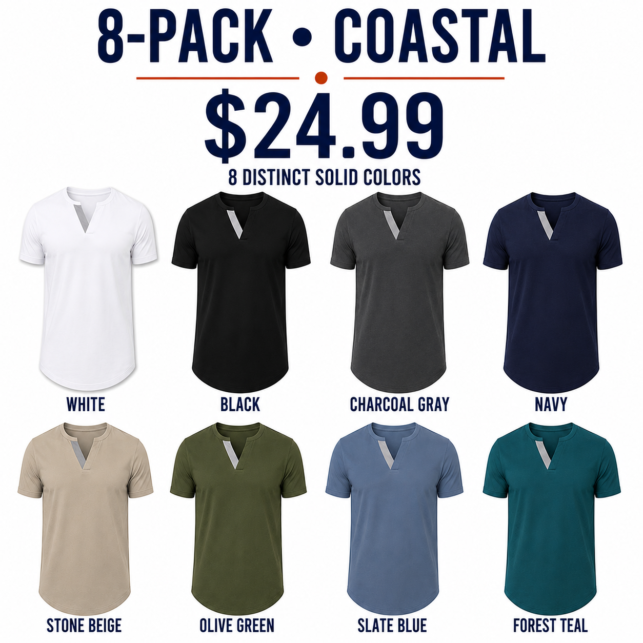 Coastal 8-Pack at $24.99