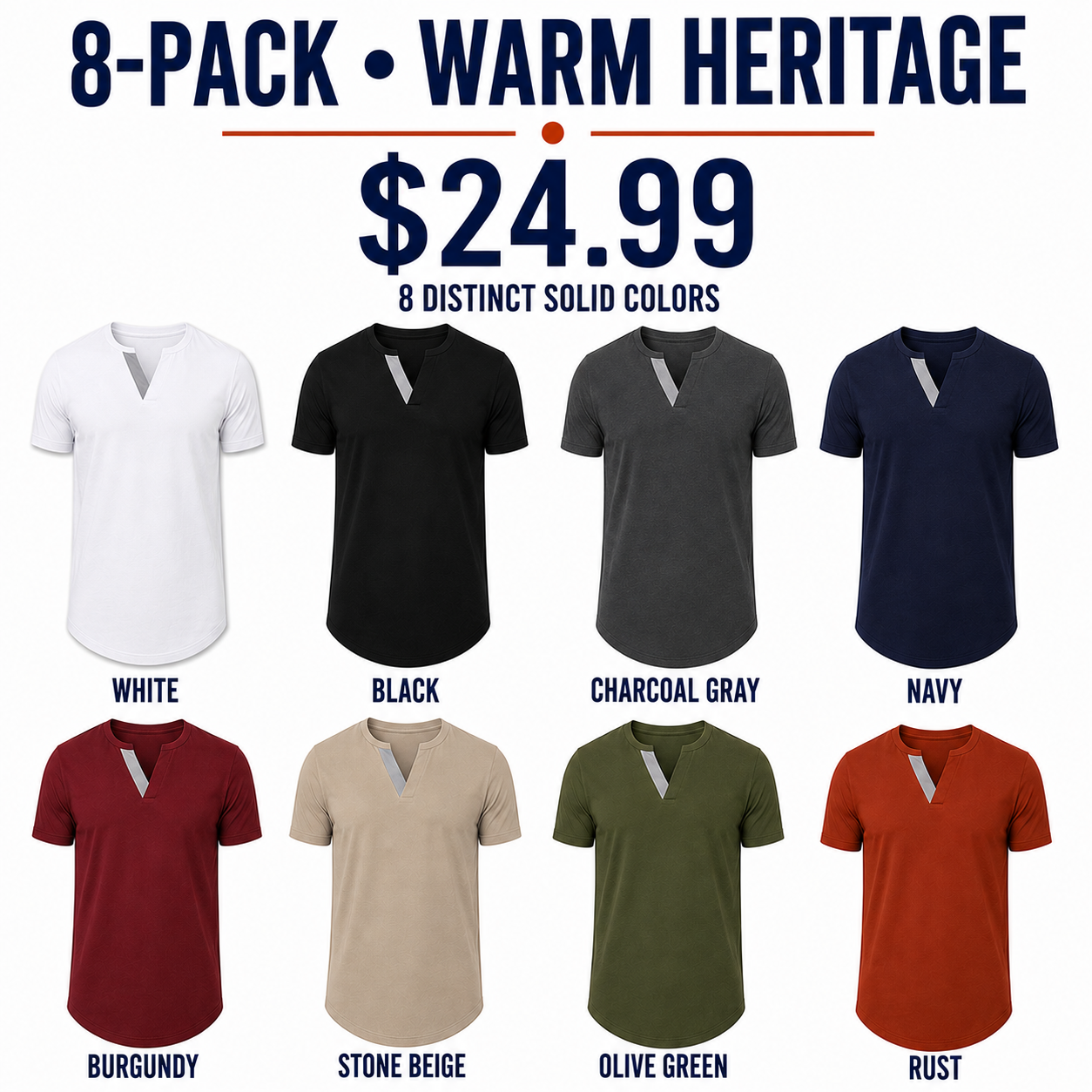 Warm Heritage 8-Pack at $24.99