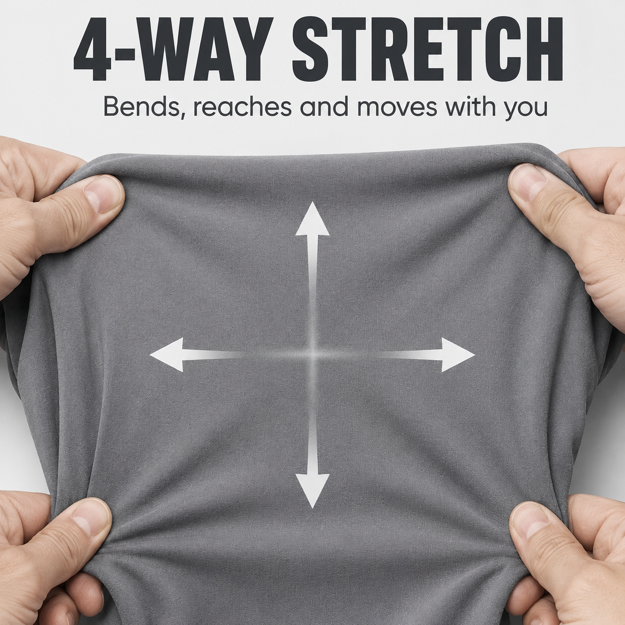 Four-way stretch thermal fabric demonstration