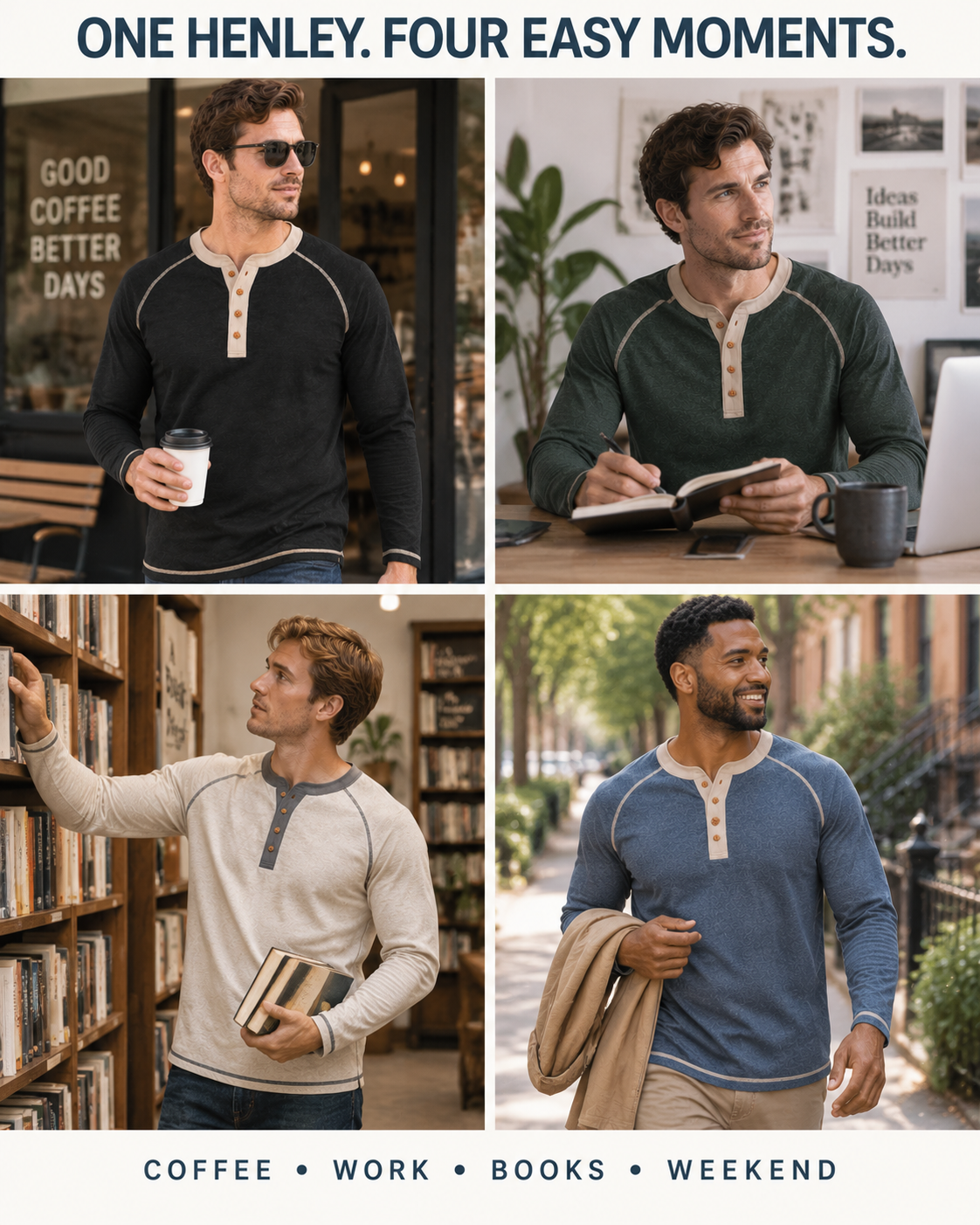 Four everyday lifestyle moments