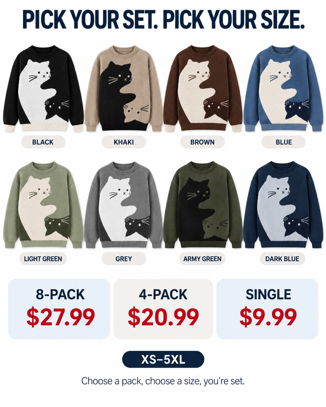 Choose an 8-pack, 4-pack or single color