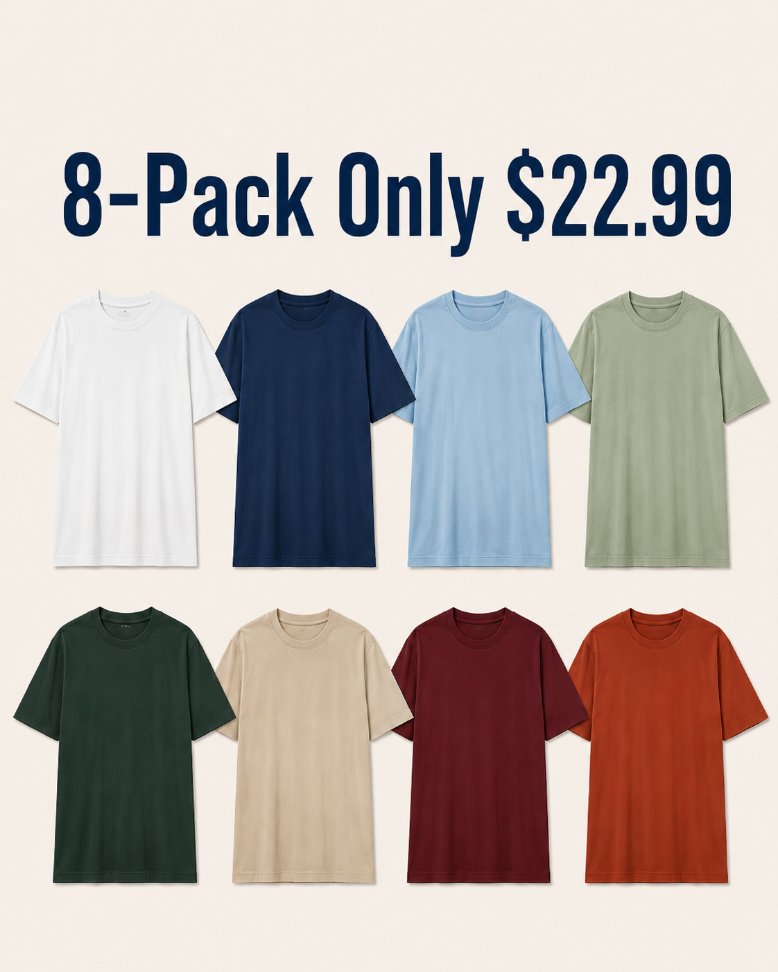 8-Pack Coastal and Earth Mix, eight colors, only $22.99