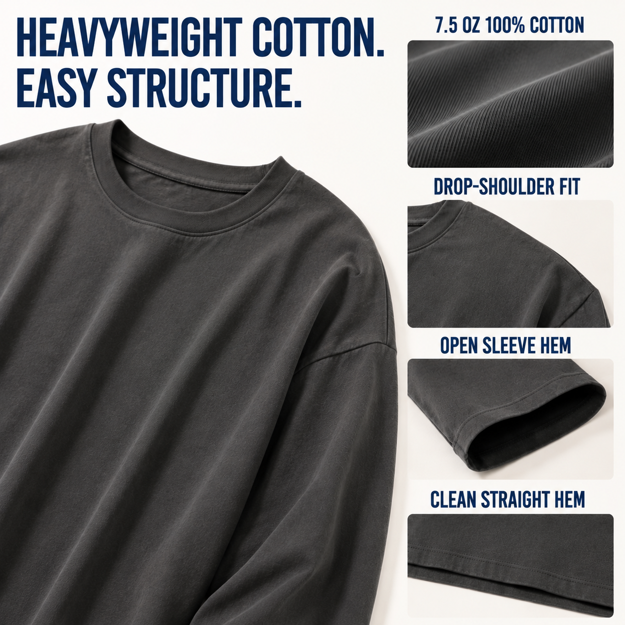 Heavyweight cotton and garment construction details