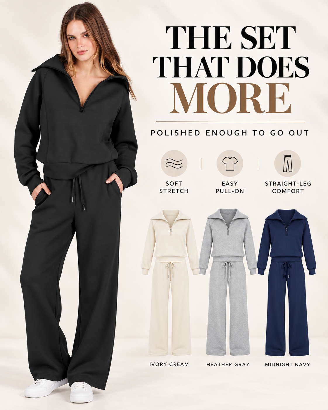 Women's lounge set value and fit overview