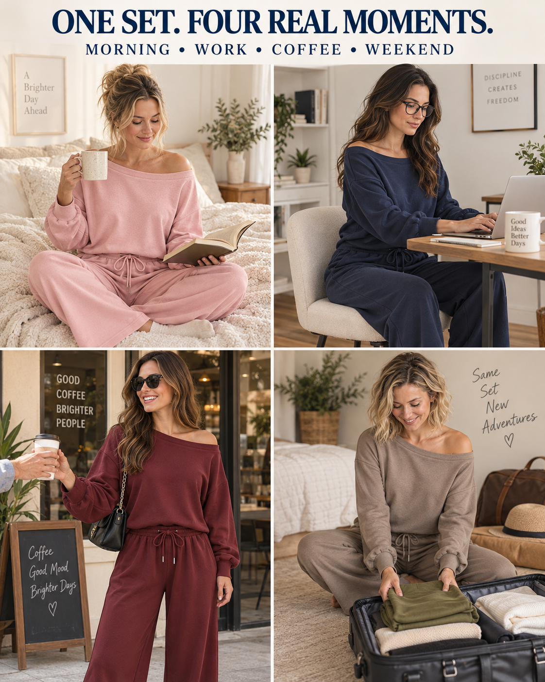 Four lifestyle moments