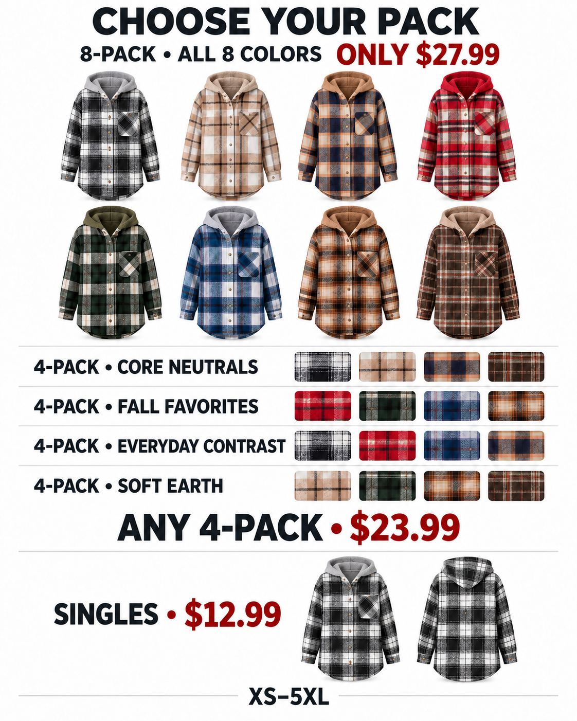 Choose your pack