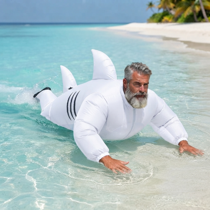 JetShark™ Motorized Inflatable Shark Suit