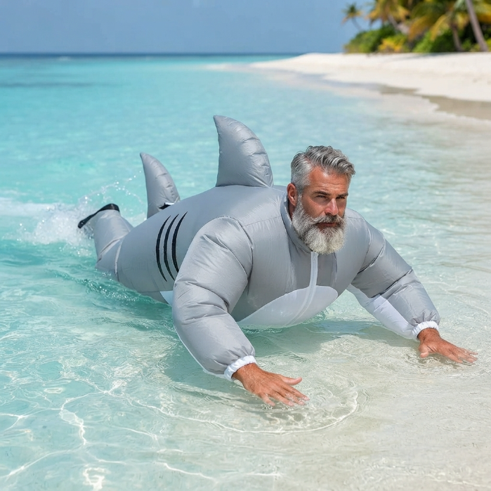 JetShark™ Motorized Inflatable Shark Suit