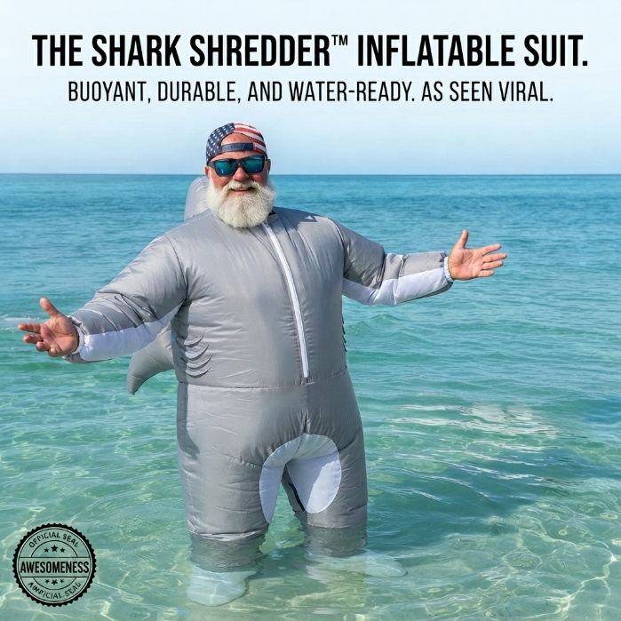 JetShark™ Motorized Inflatable Shark Suit