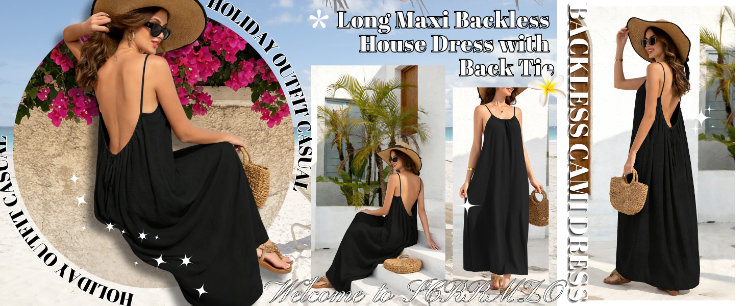 Backless Cami Dresses for Women