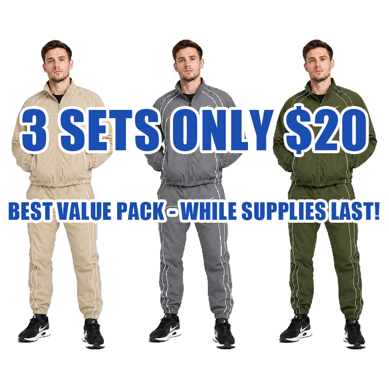 📌📌Men's 2-Piece All-Weather Performance Tracksuit