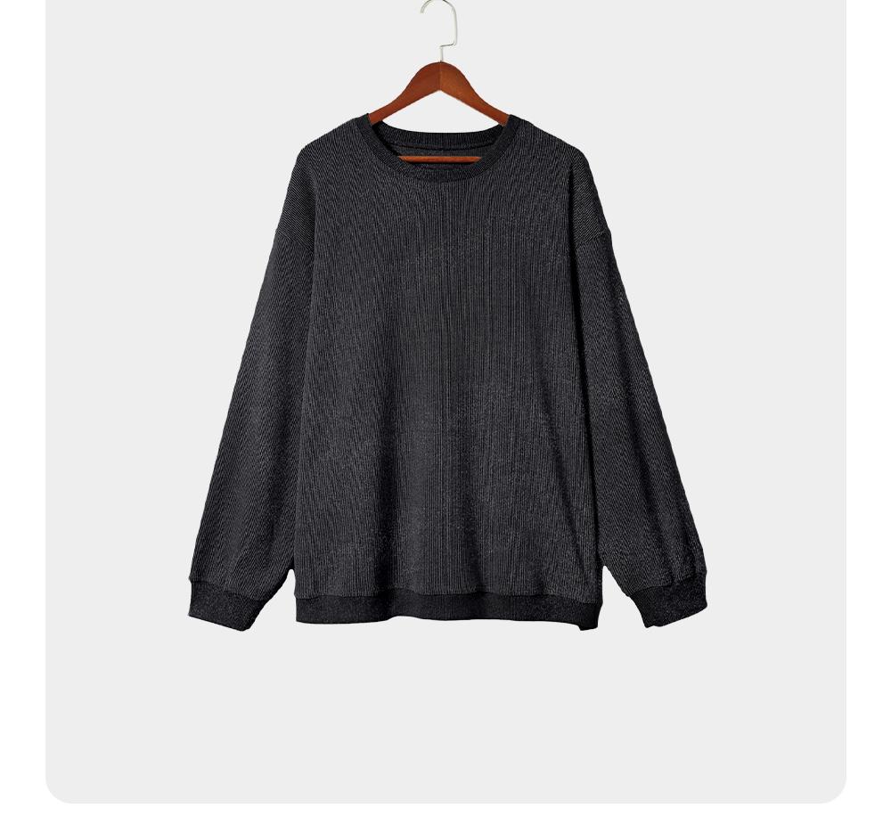 Aleumdr Women's Plus Size Oversized Corduroy Sweatshirt, Casual Crewneck Long Sleeve Lightweight Pullover, Baggy, Longsleeves, Lightweight Sweatshirt, Loose Aleumdr Women's Plus Size Oversized Corduroy Sweatshirt, Casual Crewneck Long Sleeve Lightweight Pullover, Baggy, Longsleeves, Lightweight Sweatshirt, Loose