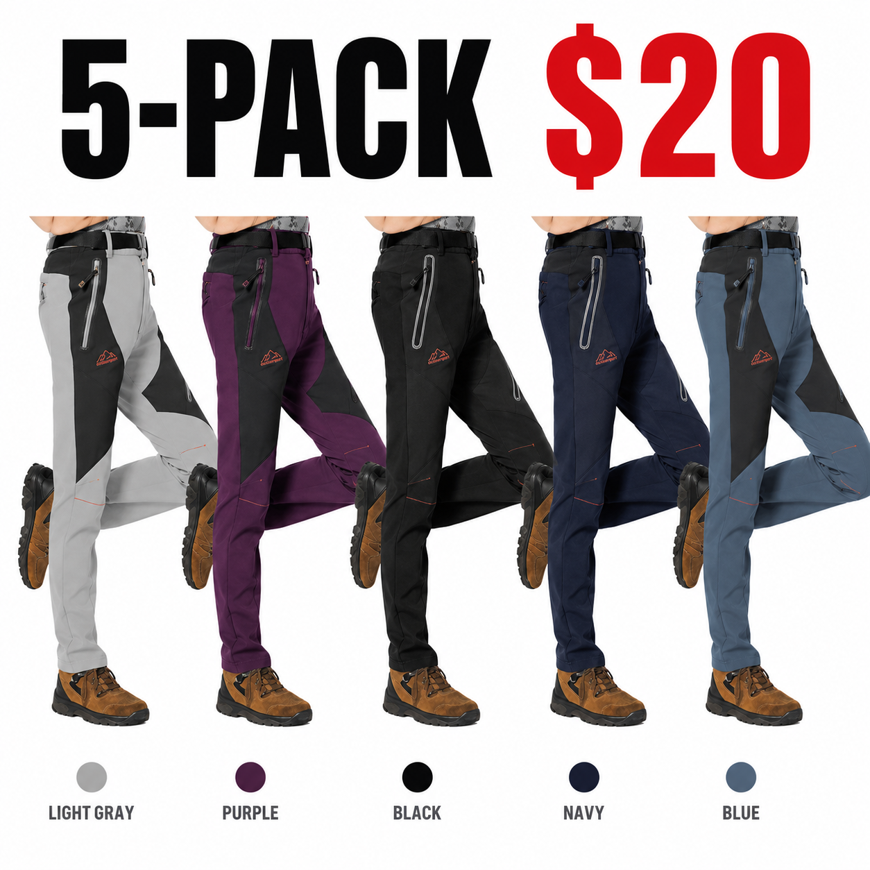 Women's Snow Pants Waterproof Insulated Fleece Thermal Ski Hiking Snowboard Pants
