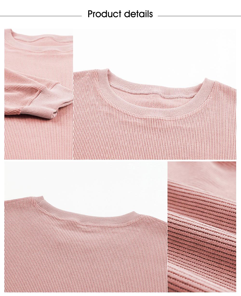 Aleumdr Women's Plus Size Oversized Corduroy Sweatshirt, Casual Crewneck Long Sleeve Lightweight Pullover, Baggy, Longsleeves, Lightweight Sweatshirt, Loose Aleumdr Women's Plus Size Oversized Corduroy Sweatshirt, Casual Crewneck Long Sleeve Lightweight Pullover, Baggy, Longsleeves, Lightweight Sweatshirt, Loose