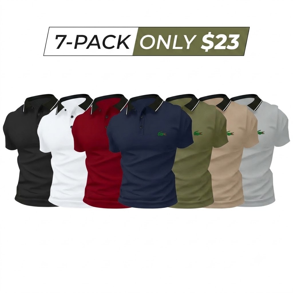 4-pack men’s summer tops with animal print patterns