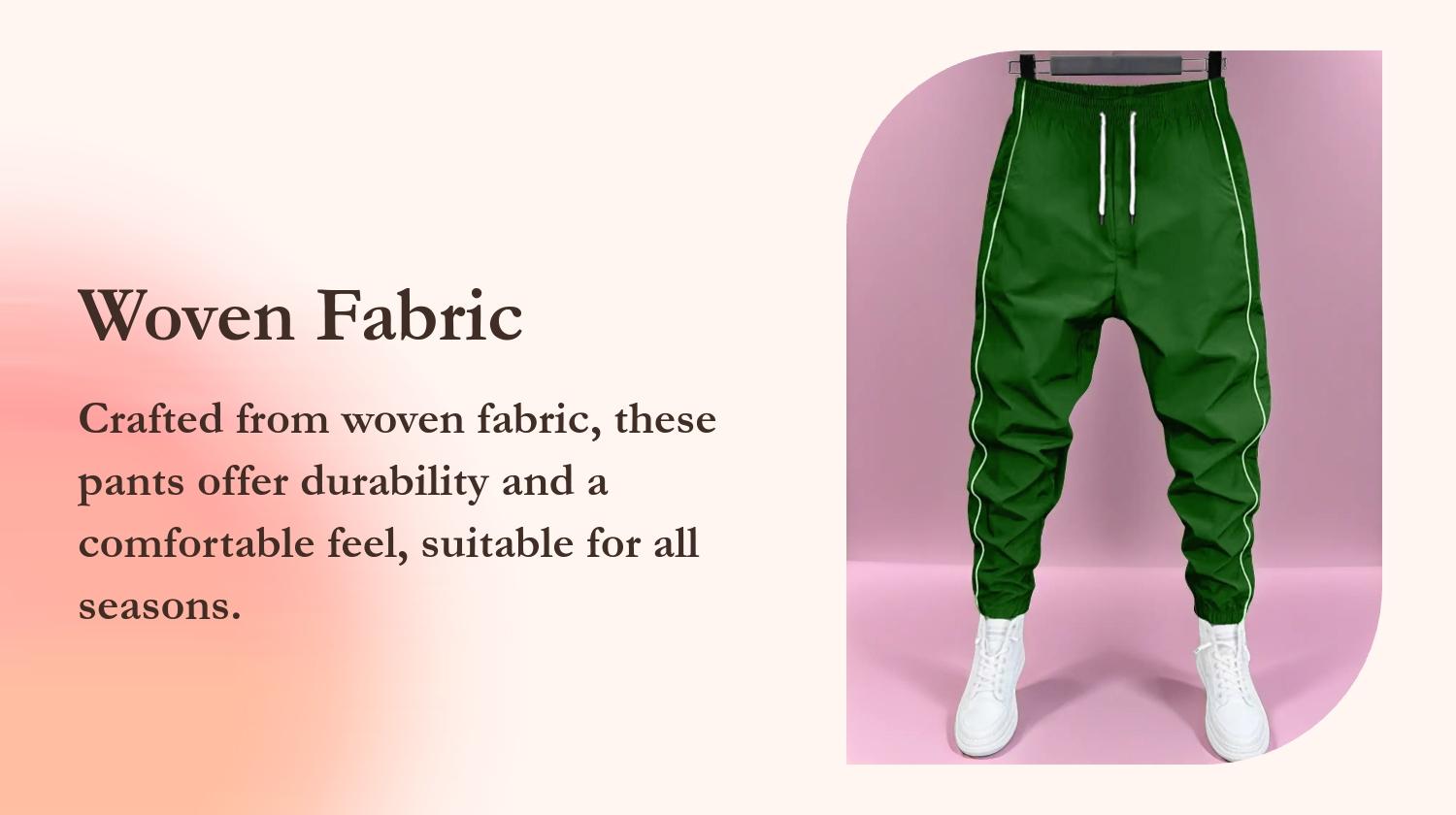 Men's Fashion Casual Jogger Pants, Side Striped Simple Style, Waist Drawstring Elastic Hem, Sports Jogging Pants for Exercise & Daily Wear, Athleisure Casual Bottoms