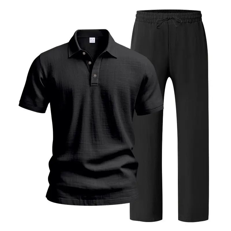 Men’s Linen Beach Two Piece Set
