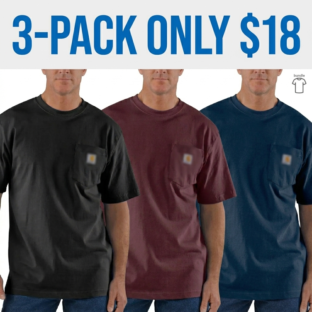 Men's Heavyweight Cotton Pocket T-Shirt
