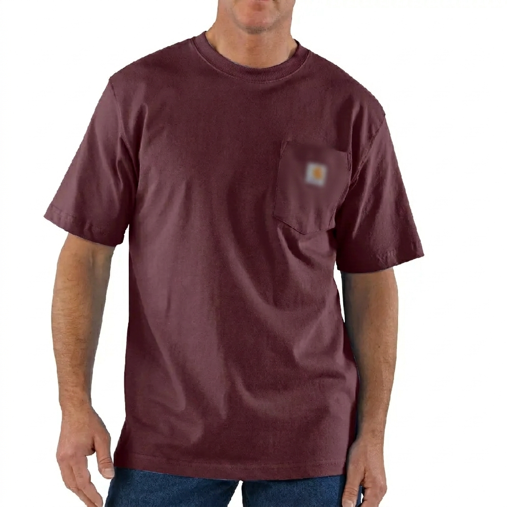 Men's Heavyweight Cotton Pocket T-Shirt