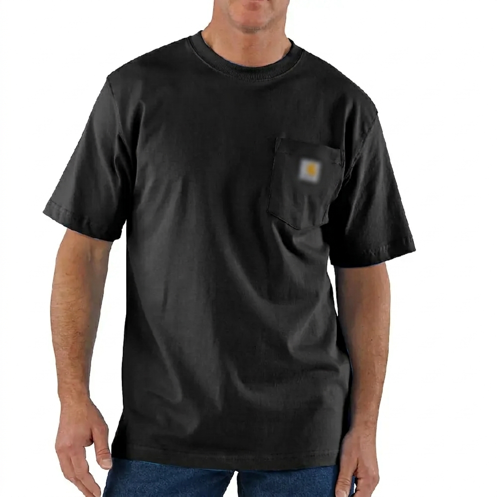 Men's Heavyweight Cotton Pocket T-Shirt