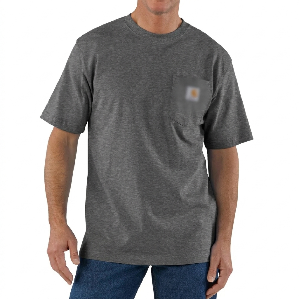Men's Heavyweight Cotton Pocket T-Shirt