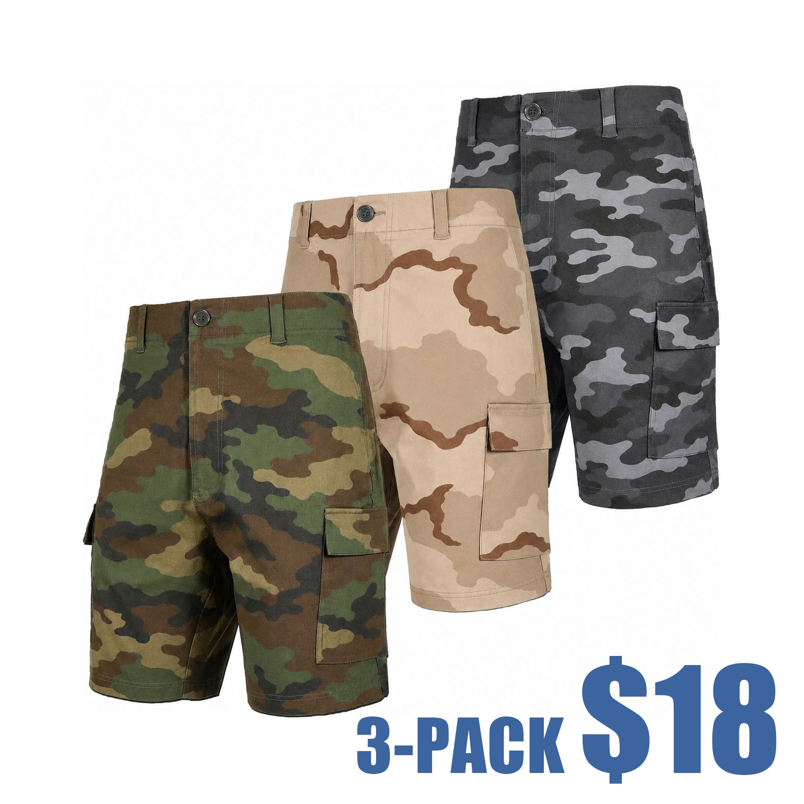 Men's Super Stretch Cargo Shorts
