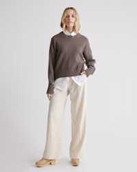 100% Organic Cotton Crew Sweater