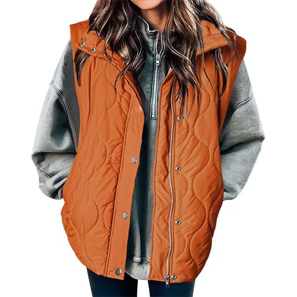 Women's Oversized Quilted Puffer Vest