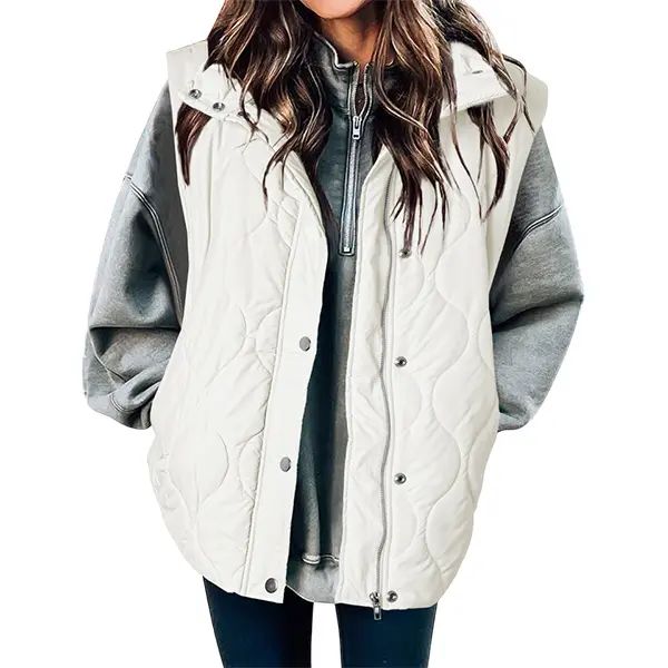 Women's Oversized Quilted Puffer Vest