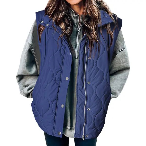 Women's Oversized Quilted Puffer Vest