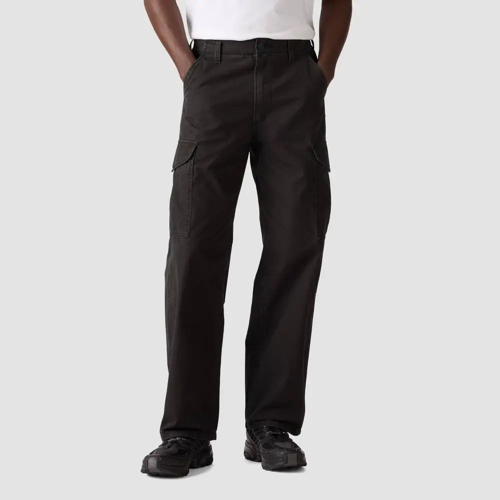 Men's Classic Utility Cargo Pants - Baggy Fit, Durable Fabric