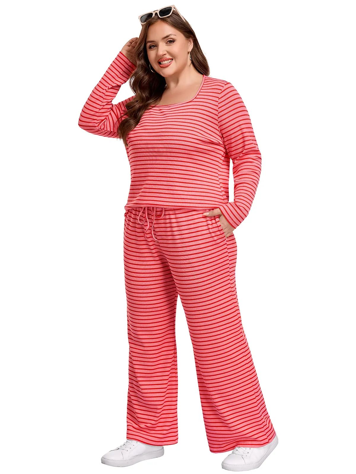 Women Matching 2‑Piece Outfit Set