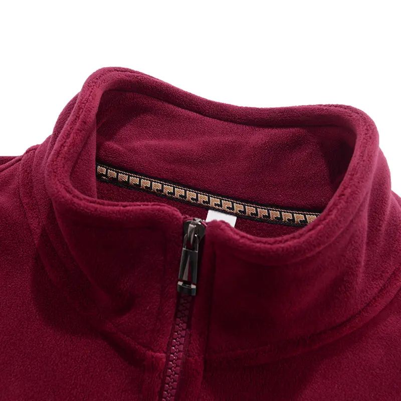 Men's Ethnic Pattern Full-Zip Fleece-Lined Long-Sleeve Knitwear Coat