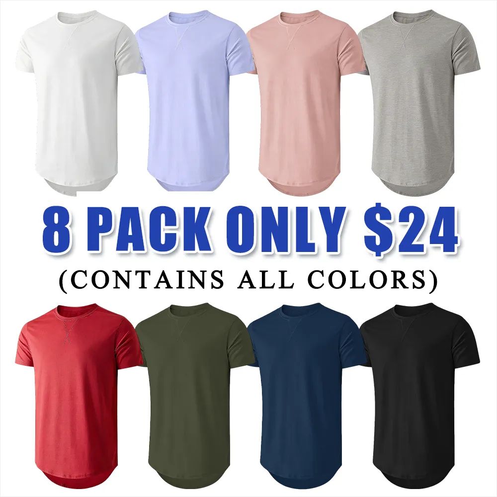 Men's Pure Cotton Trendy Hip-Hop Style T-Shirt