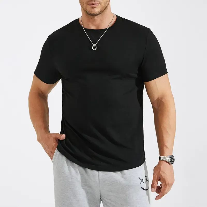 Men's Pure Cotton Trendy Hip-Hop Style T-Shirt