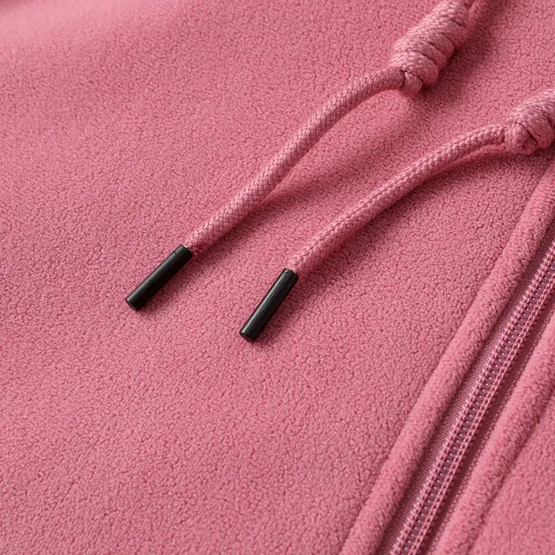 Women's Fleece Jacket – Thick Lining, Detachable Hood, Casual Winter Cardigan