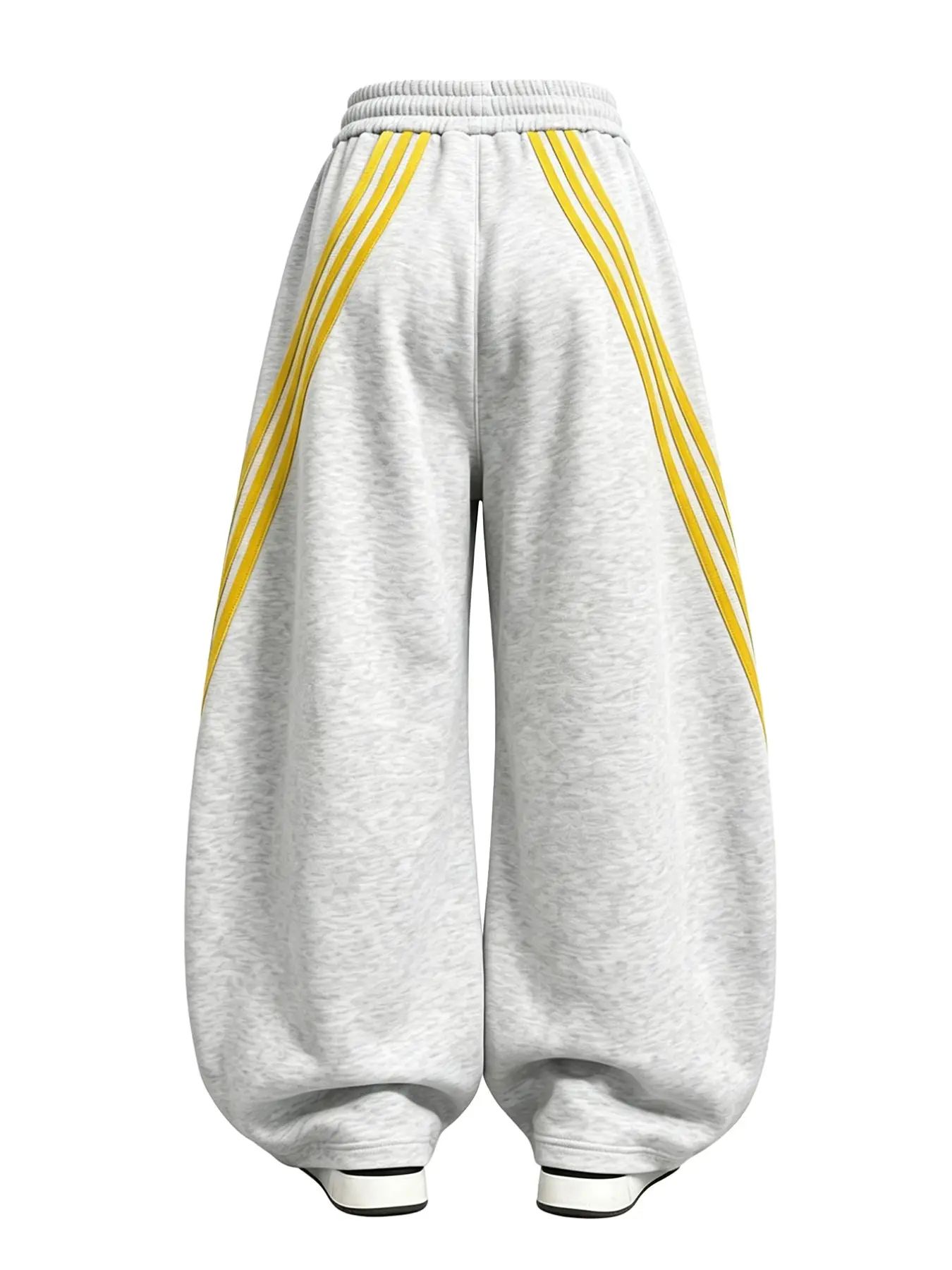 Women's Retro Three-Stripe Colorblock Wide Leg Pants