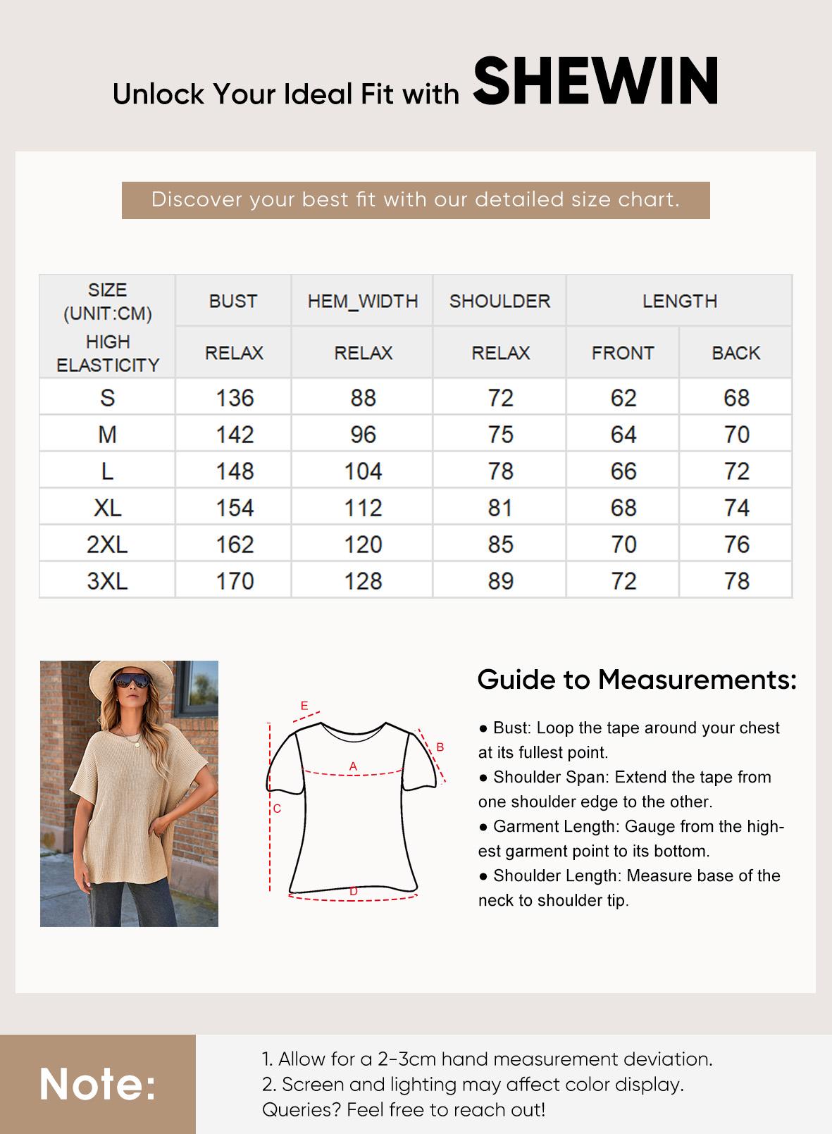 Shewin Women's Casual Oversized Solid Knit Pullover Sweater with Puff Short Sleeves, Round Neck and Side Slit, Lady, Piece, Elegance,back to school,back to school shopping, Women's Clothes Shewin Women's Casual Oversized Solid Knit Pullover Sweater with Puff Short Sleeves, Round Neck and Side Slit, Lady, Piece, Elegance,back to school,back to school shopping, Women's Clothes