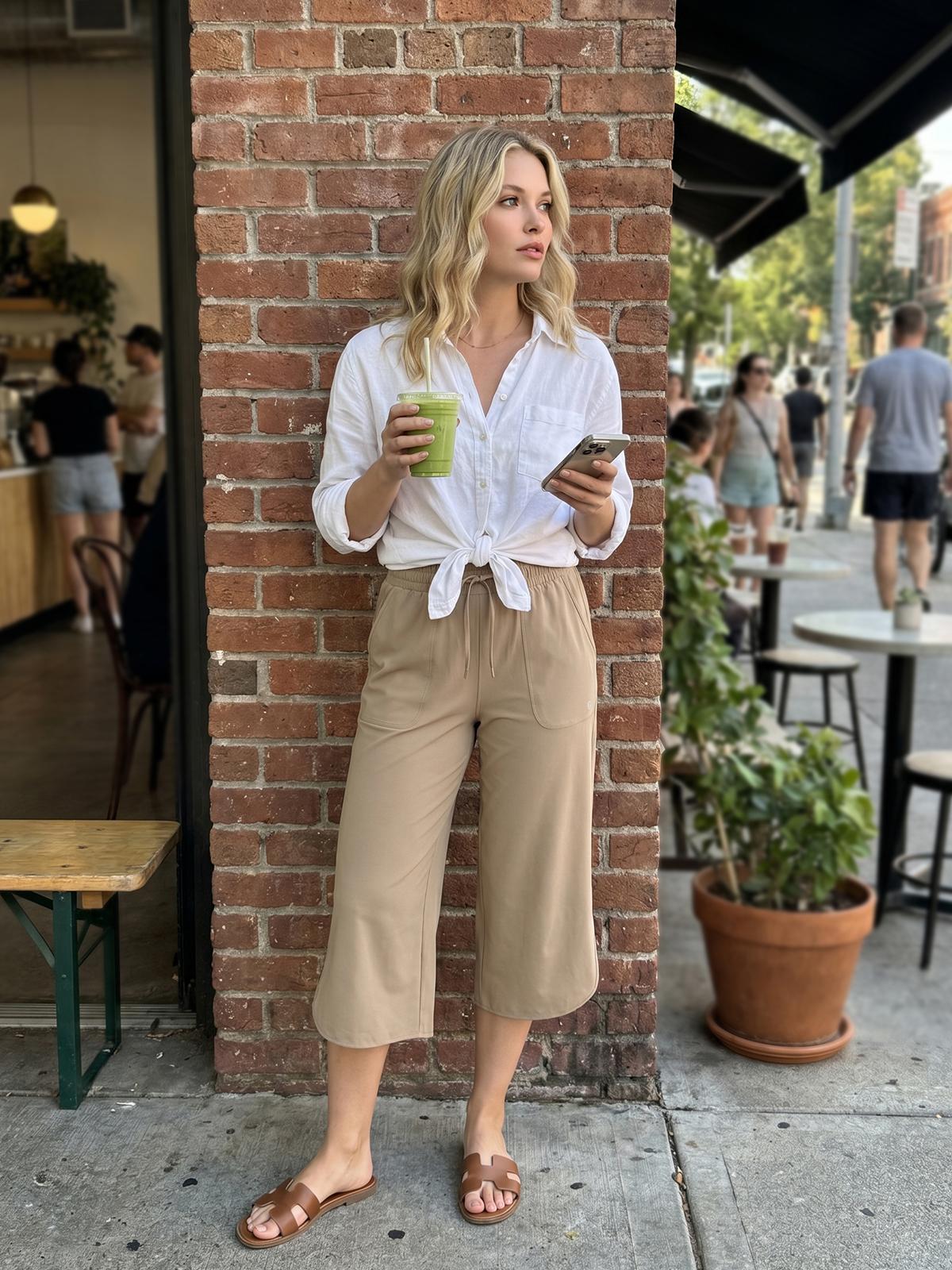 BALEAF Women's 20" Wide Leg Capri Pants High Waisted Tummy Control Casual Lounge Pants with Deep Pockets Quick Dry Lightweight Breathable UPF 50+ Sun Protection for Travel Teacher Everyday Walking Vacation Commuting Outdoor Summer Active Wear BALEAF Women's 20" Wide Leg Capri Pants High Waisted Tummy Control Casual Lounge Pants with Deep Pockets Quick Dry Lightweight Breathable UPF 50+ Sun Protection for Travel Teacher Everyday Walking Vacation Commuting Outdoor Summer Active Wear